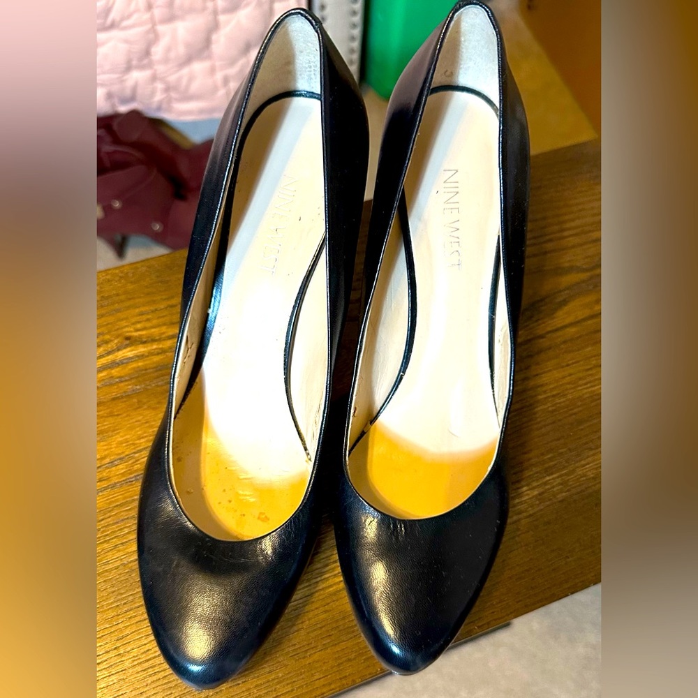 3.75” heel, perfect for dress up or down; true to size